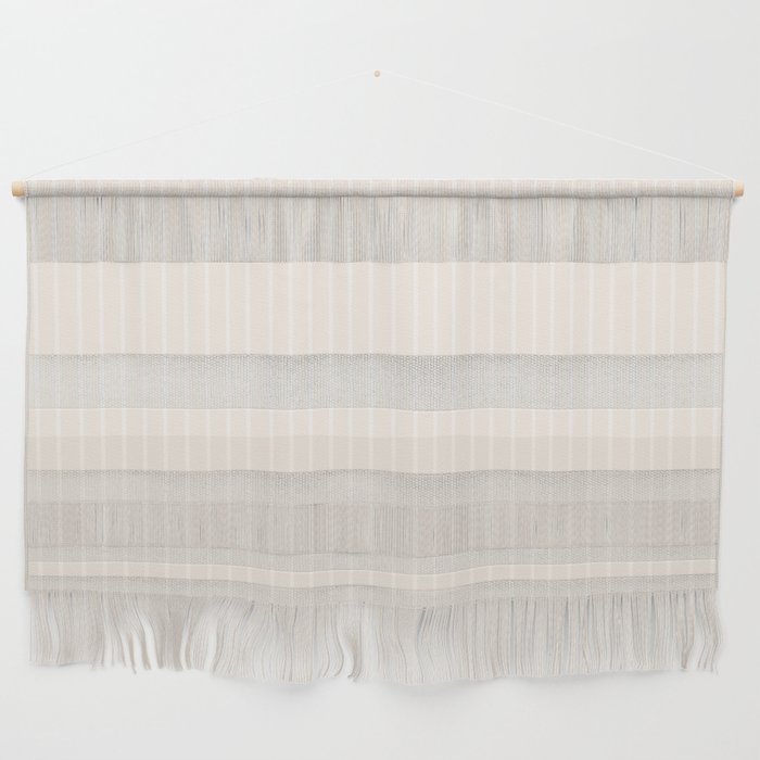 Color Block Lines IX Subtle Off White Wall Hanging Gallery Image 1