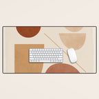 Modern Abstract Minimal Shapes 222 Desk Mat Gallery Image 1