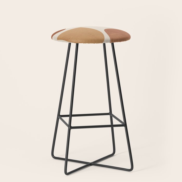 Modern Abstract Minimal Shapes 222 Stool Gallery Image 1