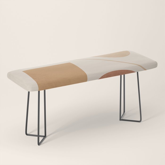 Modern Abstract Minimal Shapes 222 Bench Gallery Image 1