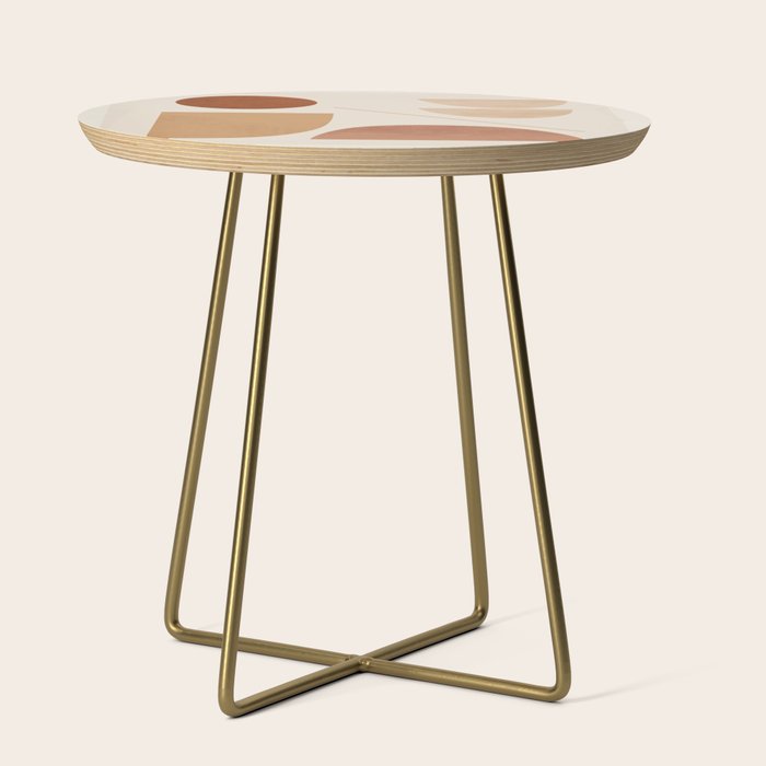 Modern Abstract Minimal Shapes 222 Side Table Gallery Image 1