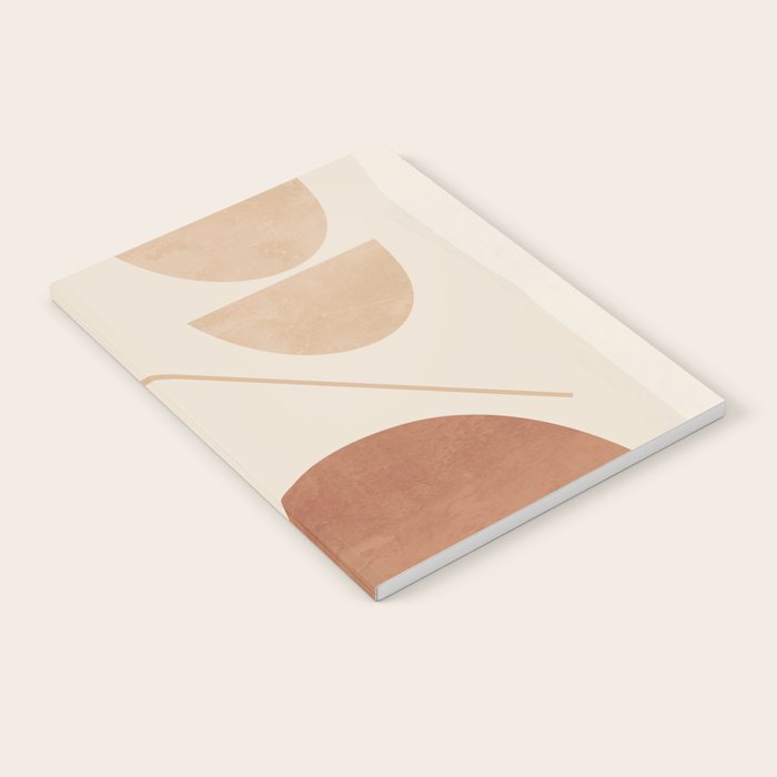 Modern Abstract Minimal Shapes 222 Notebook Gallery Image 1
