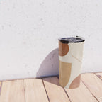 Modern Abstract Minimal Shapes 222 Travel Mug Gallery Image 4