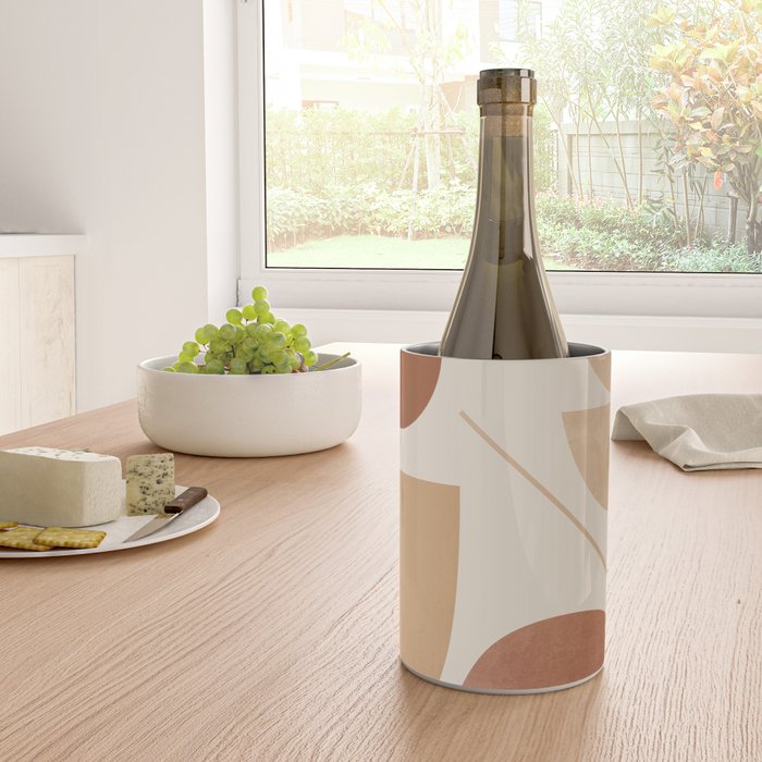 Modern Abstract Minimal Shapes 222 Wine Chiller Gallery Image 4