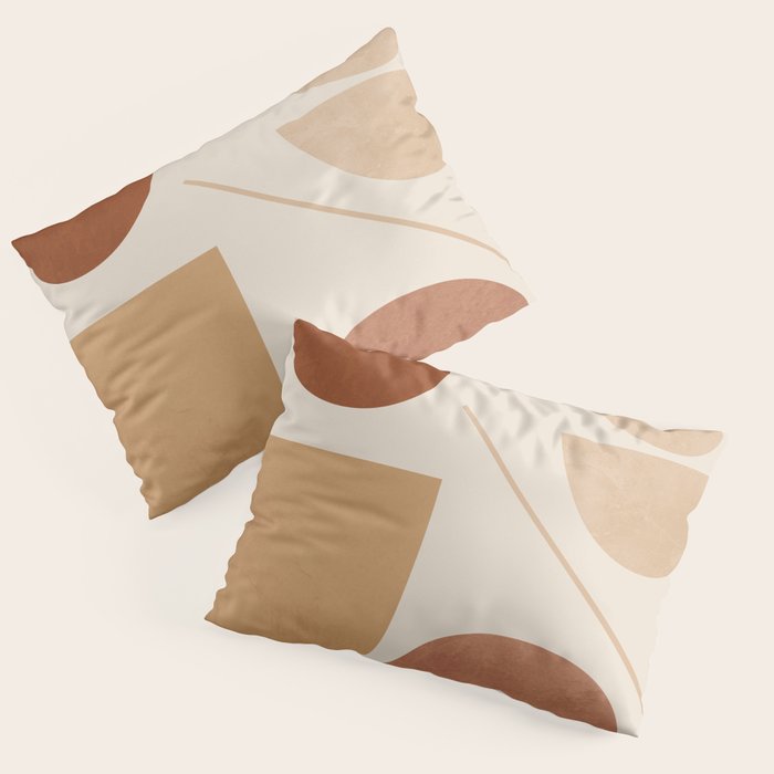 Modern Abstract Minimal Shapes 222 Pillow Sham Gallery Image 3