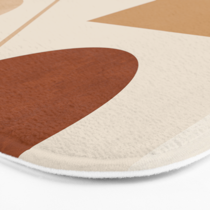 Modern Abstract Minimal Shapes 222 Bath Mat Gallery Image 3