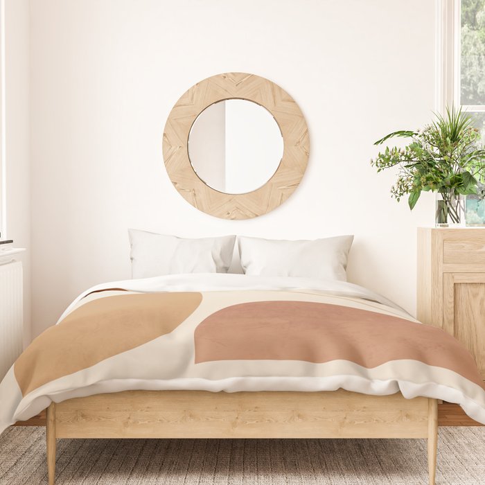Modern Abstract Minimal Shapes 222 Duvet Cover Gallery Image 3