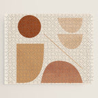 Modern Abstract Minimal Shapes 222 Jigsaw Puzzle Gallery Image 1
