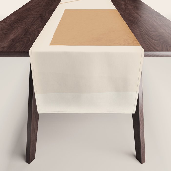 Modern Abstract Minimal Shapes 222 Table Runner Gallery Image 1