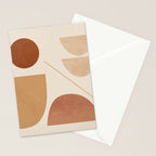 Modern Abstract Minimal Shapes 222 Stationery Card Gallery Image 2