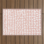 Dots (Pink) Outdoor Rug Gallery Image 1