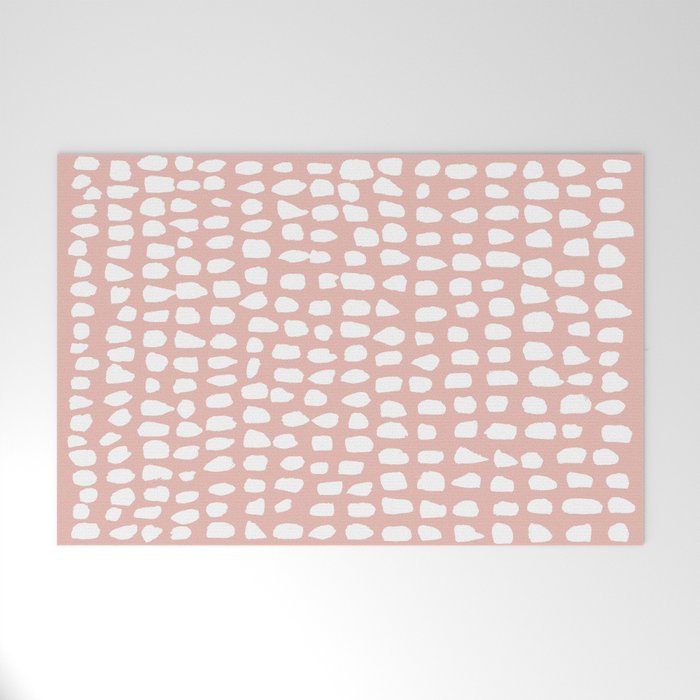 Dots (Pink) Welcome Mat Gallery Image 1
