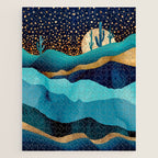 Indigo Desert Night Jigsaw Puzzle Gallery Image 1