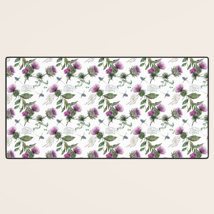 Scottish Thistle Desk Mat Gallery Image 3