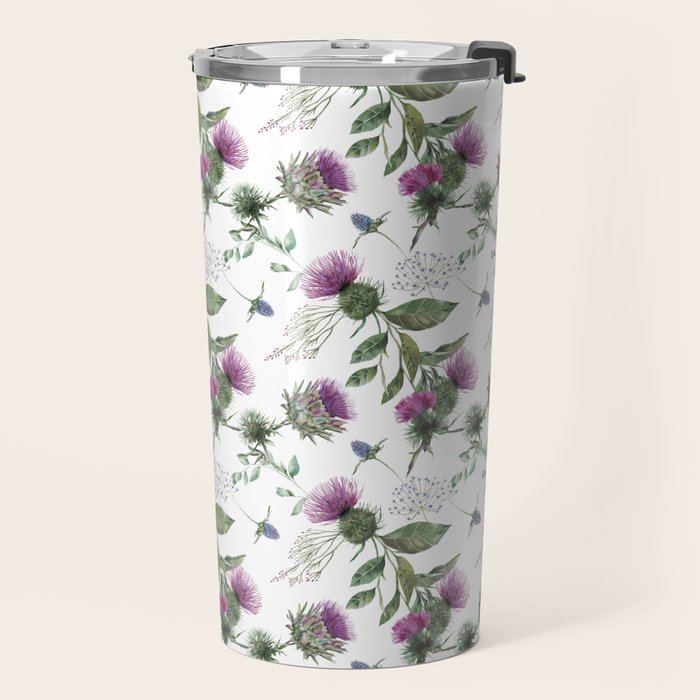 Scottish Thistle Travel Mug Gallery Image 2