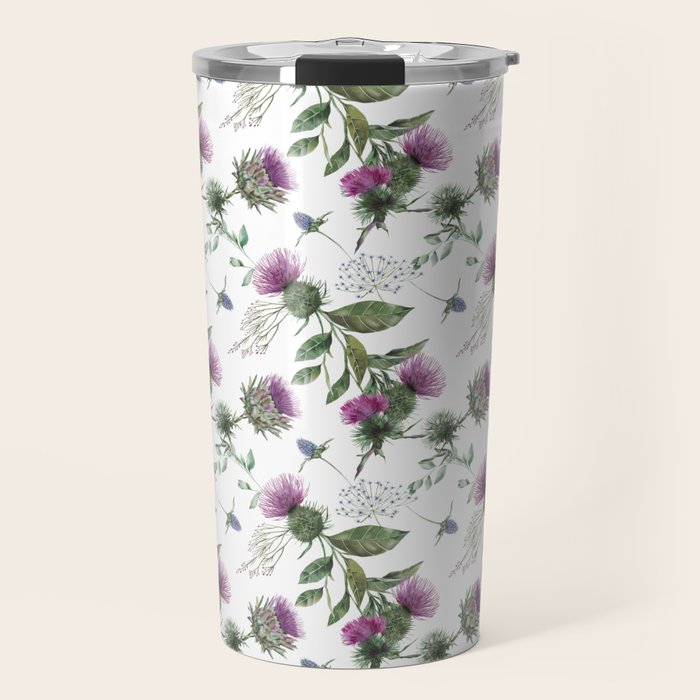 Scottish Thistle Travel Mug Gallery Image 1