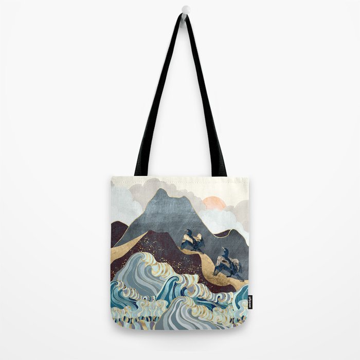 Metallic Waves Tote Bag Gallery Image 2