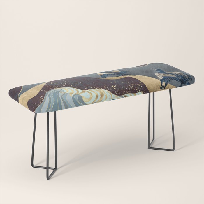 Metallic Waves Bench Gallery Image 1