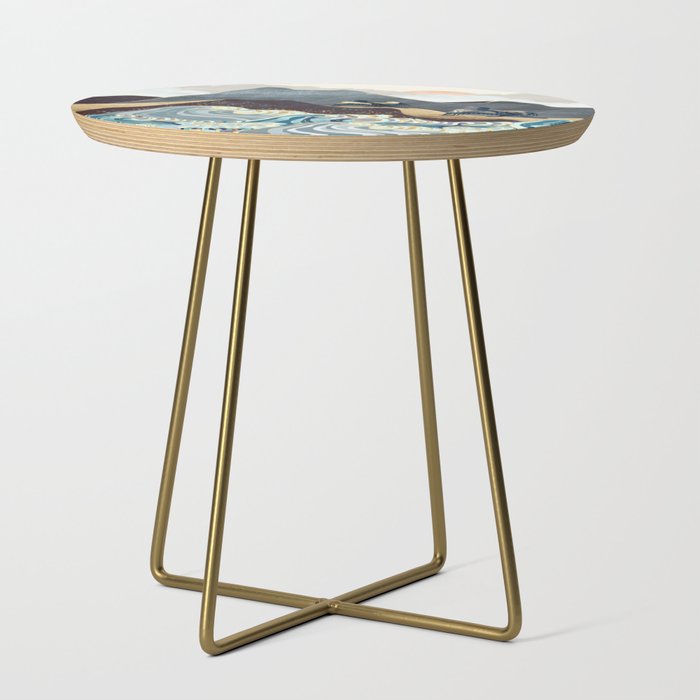 Metallic Waves Side Table Gallery Image 1