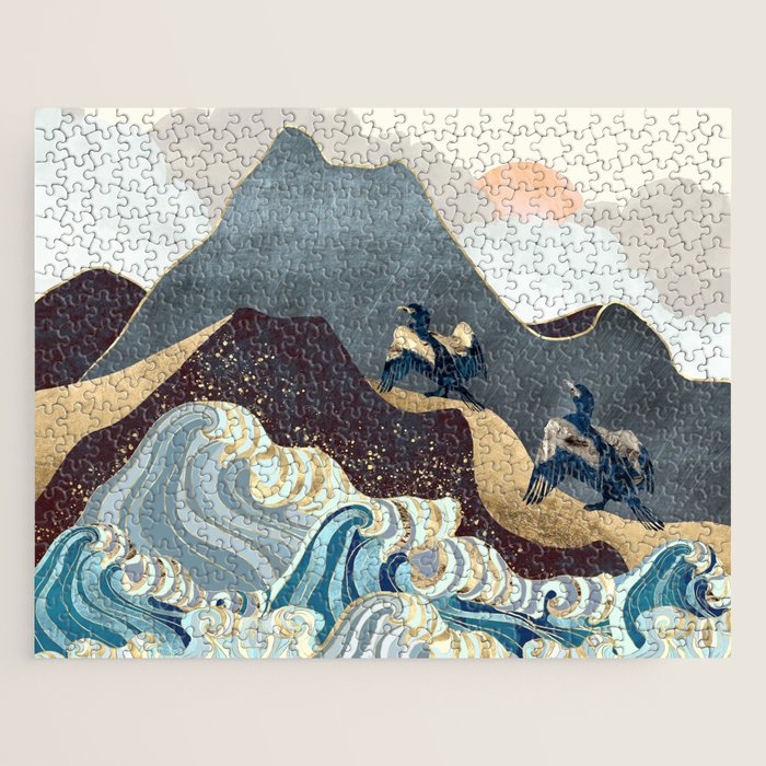 Metallic Waves Jigsaw Puzzle Gallery Image 1