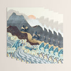 Metallic Waves Wrapping Paper Gallery Image 3