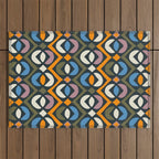 Simple Hand-cut Pattern #2 Outdoor Rug Gallery Image 1
