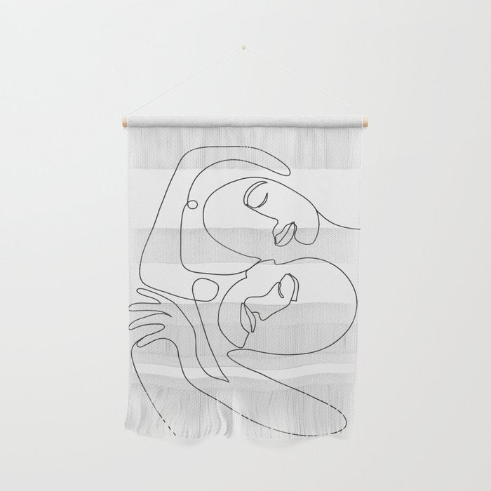 Line Faces 03 Wall Hanging Gallery Image 1