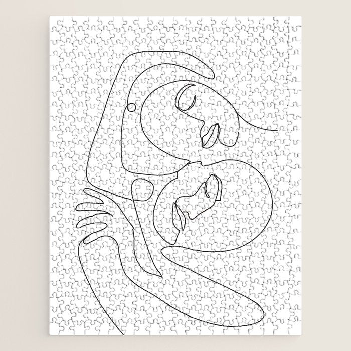 Line Faces 03 Jigsaw Puzzle Gallery Image 1