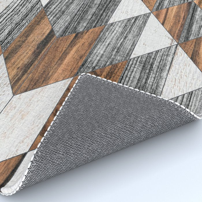 Urban Tribal Pattern No.12 - Aztec - Wood Rug Gallery Image 4