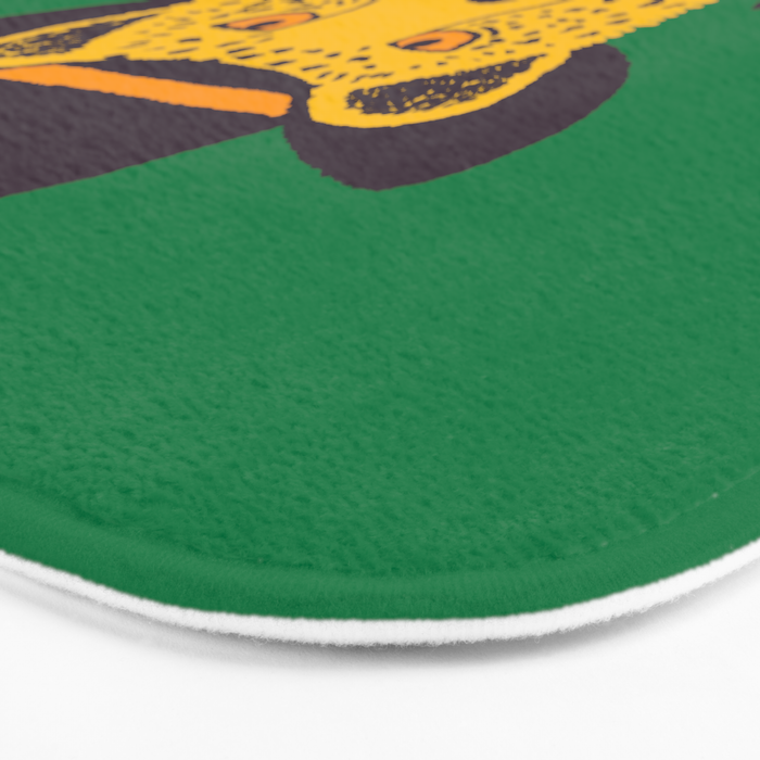 Leafy Cowgirl Cheetah Bath Mat Gallery Image 3