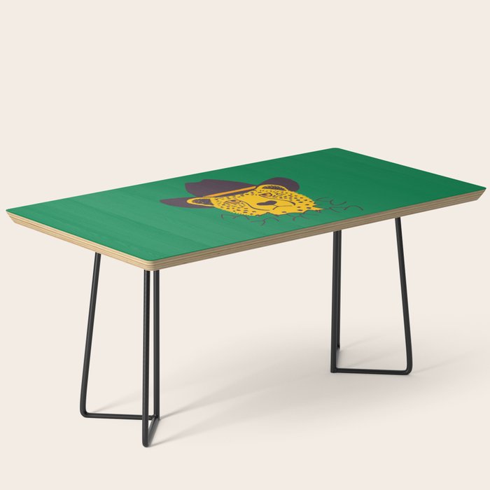 Leafy Cowgirl Cheetah Coffee Table Gallery Image 1