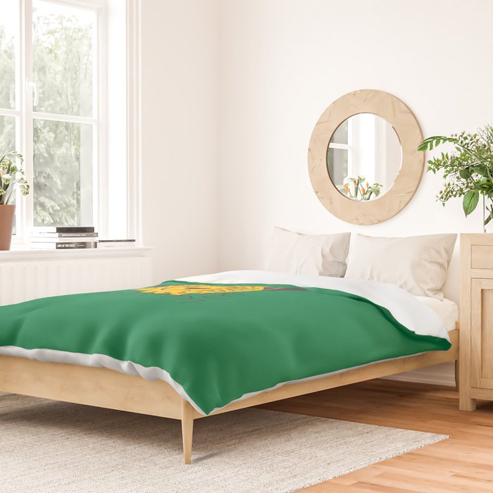 Leafy Cowgirl Cheetah Duvet Cover Gallery Image 2