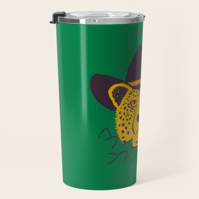 Leafy Cowgirl Cheetah Travel Mug Gallery Image 3