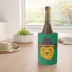Leafy Cowgirl Cheetah Wine Chiller Gallery Image 4