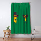 Leafy Cowgirl Cheetah Window Curtain Gallery Image 5
