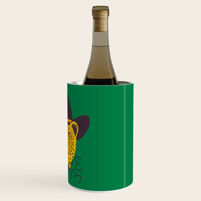 Leafy Cowgirl Cheetah Wine Chiller Gallery Image 3