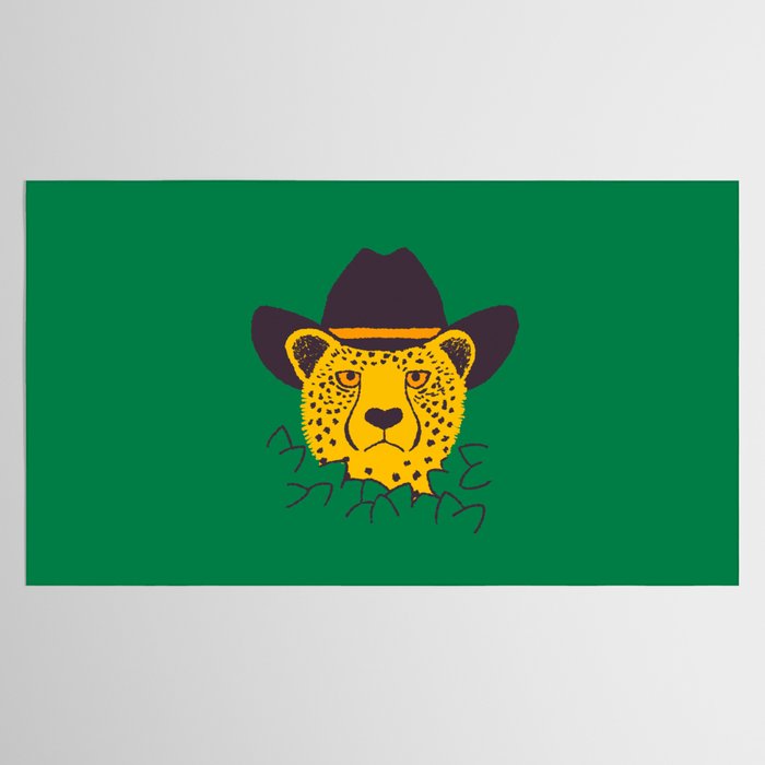 Leafy Cowgirl Cheetah Tablecloth Gallery Image 2