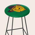 Leafy Cowgirl Cheetah Stool Gallery Image 2