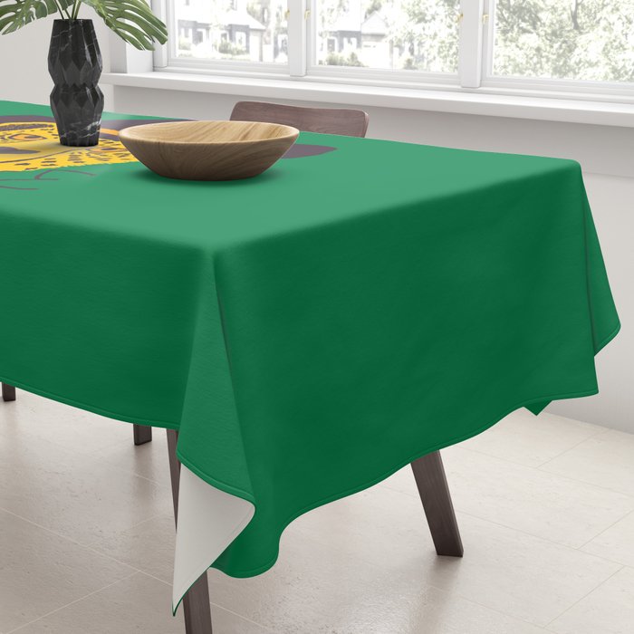 Leafy Cowgirl Cheetah Tablecloth Gallery Image 3