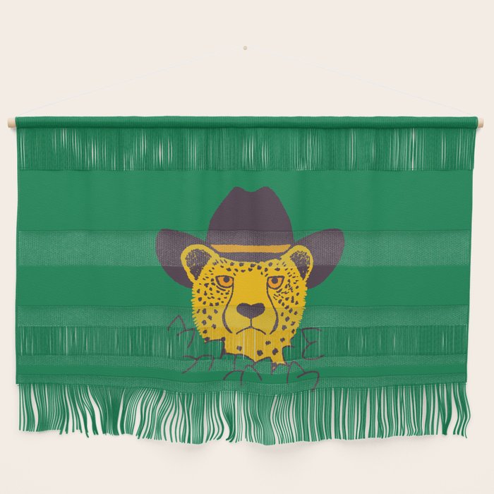 Leafy Cowgirl Cheetah Wall Hanging Gallery Image 1