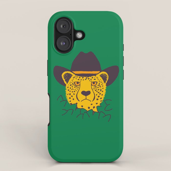 Leafy Cowgirl Cheetah iPhone Case Gallery Image 1