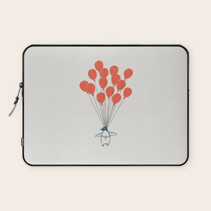 Penguin Balloons Laptop Sleeve Gallery Image 1