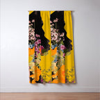 Floral Portrait 19 Window Curtain Gallery Image 3
