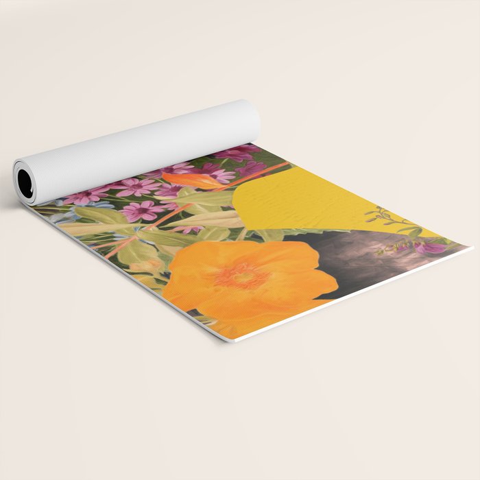 Floral Portrait 19 Yoga Mat Gallery Image 2