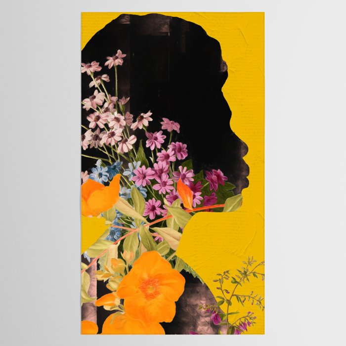 Floral Portrait 19 Tablecloth Gallery Image 2