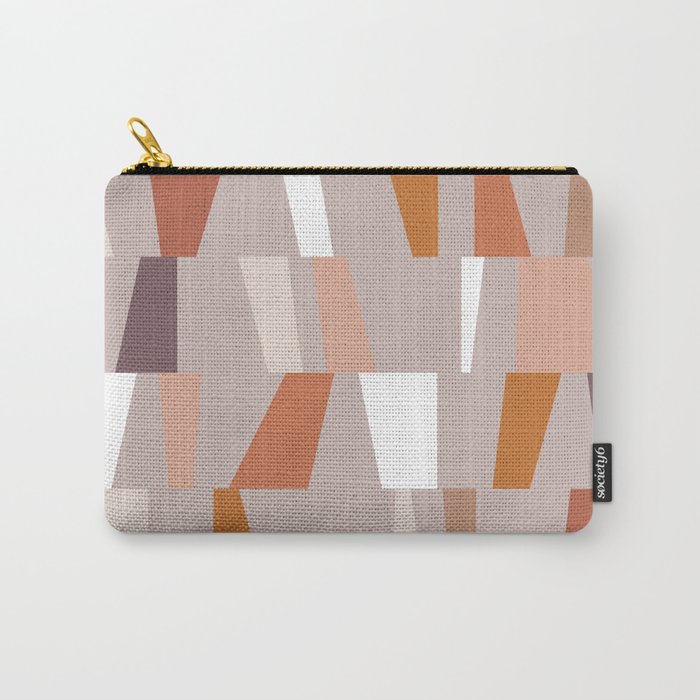 Neutral Geometric 03 Carry All Pouch Gallery Image 1