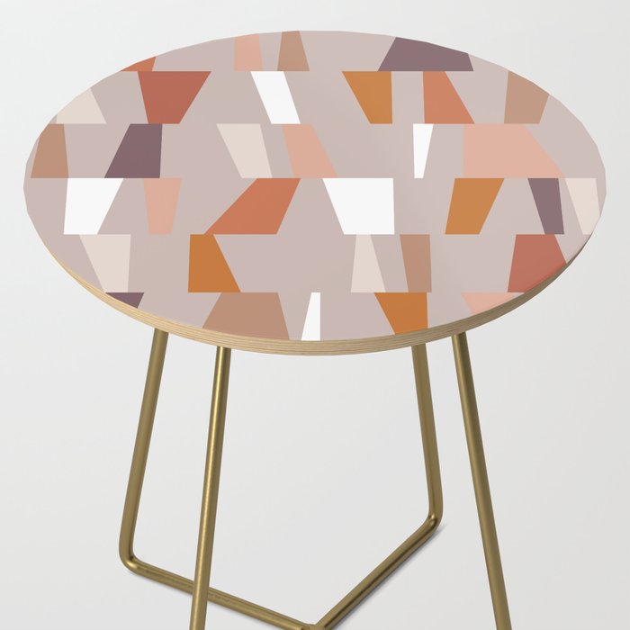 Neutral Geometric 03 Side Table Gallery Image 2