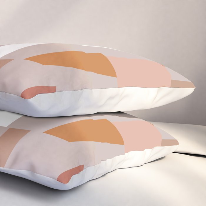 Neutral Geometric 03 Pillow Sham Gallery Image 3