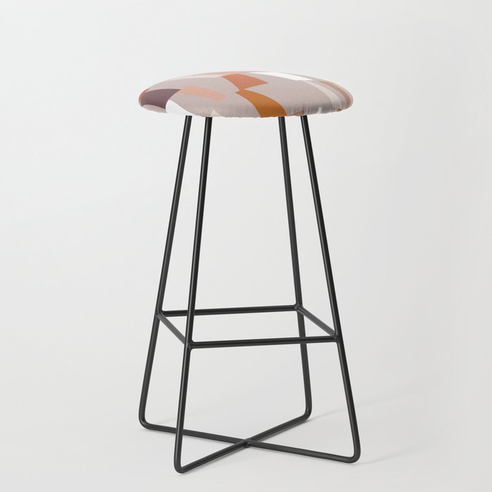 Neutral Geometric 03 Stool Gallery Image 1