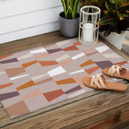 Neutral Geometric 03 Outdoor Rug Gallery Image 2